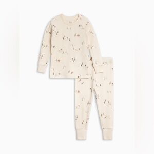 Colored Organics 2 Piece Long Sleeve Jammie Set | Pond Hockey